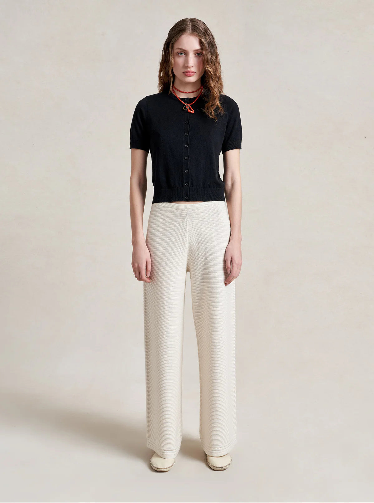 Babs Pant in Ivory