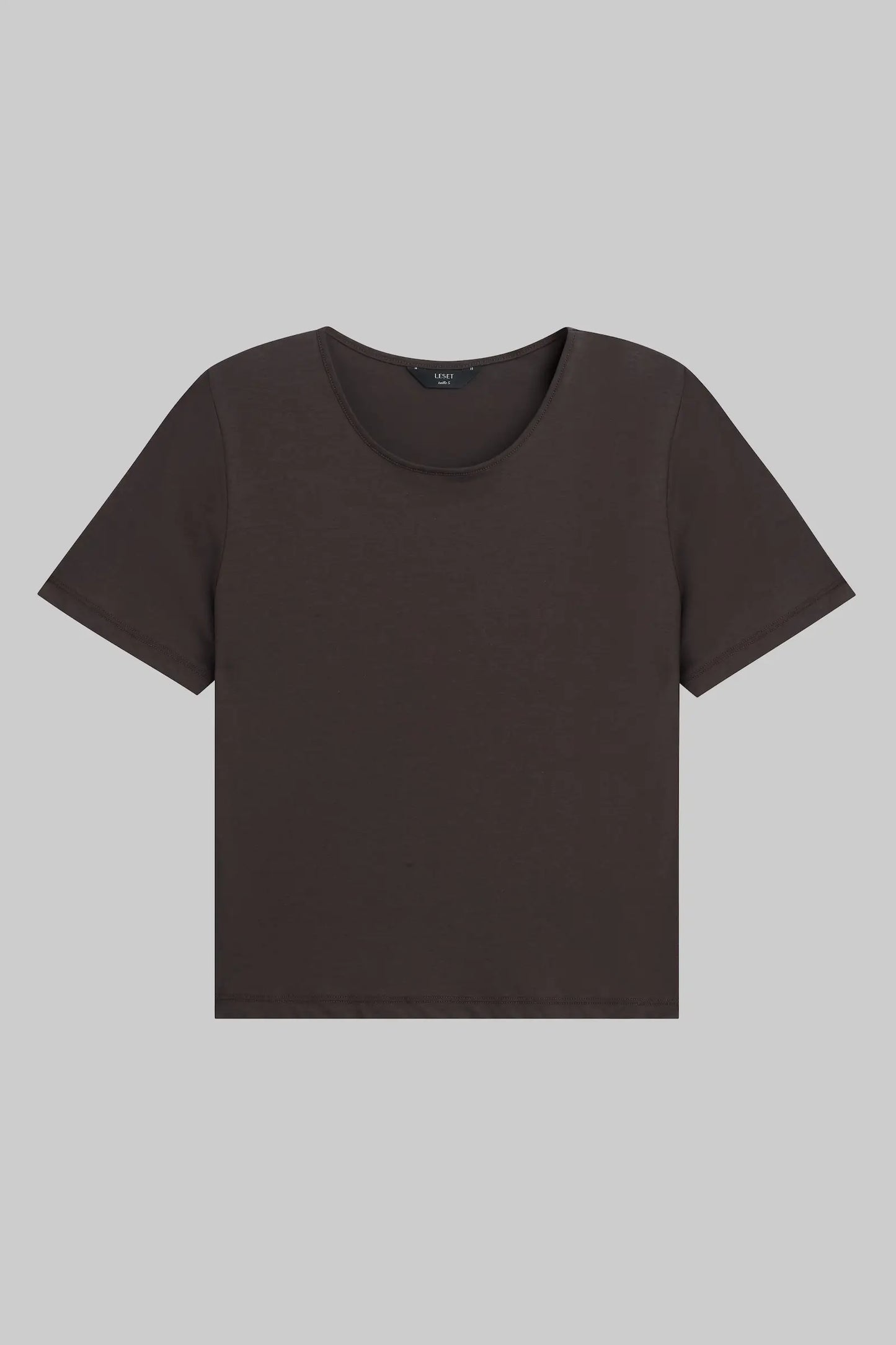 Milo Crop Tee in Hickory