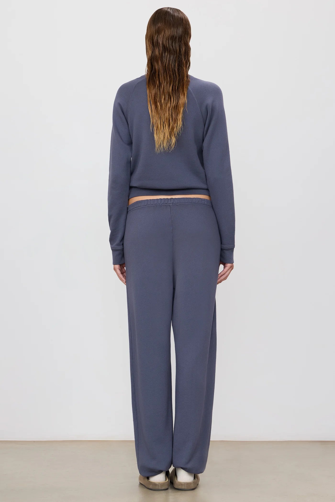 Boyfriend Pocket Sweatpant in Washed Navy