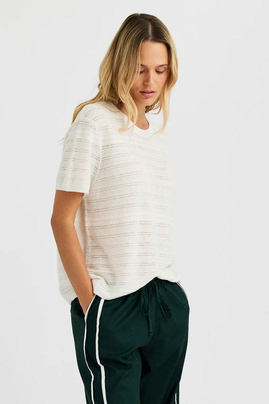Vika Tee in Ecru