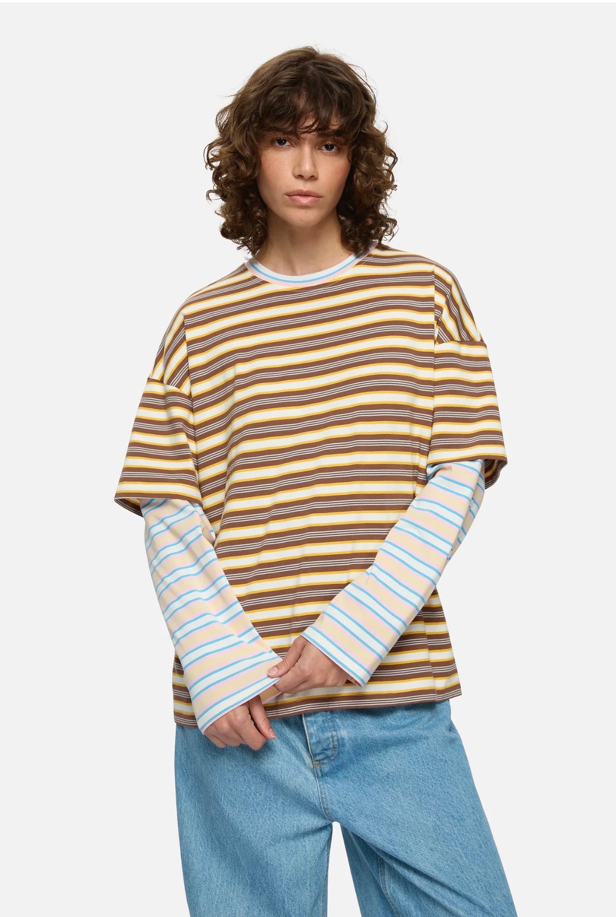 Faro Tee in  Brown