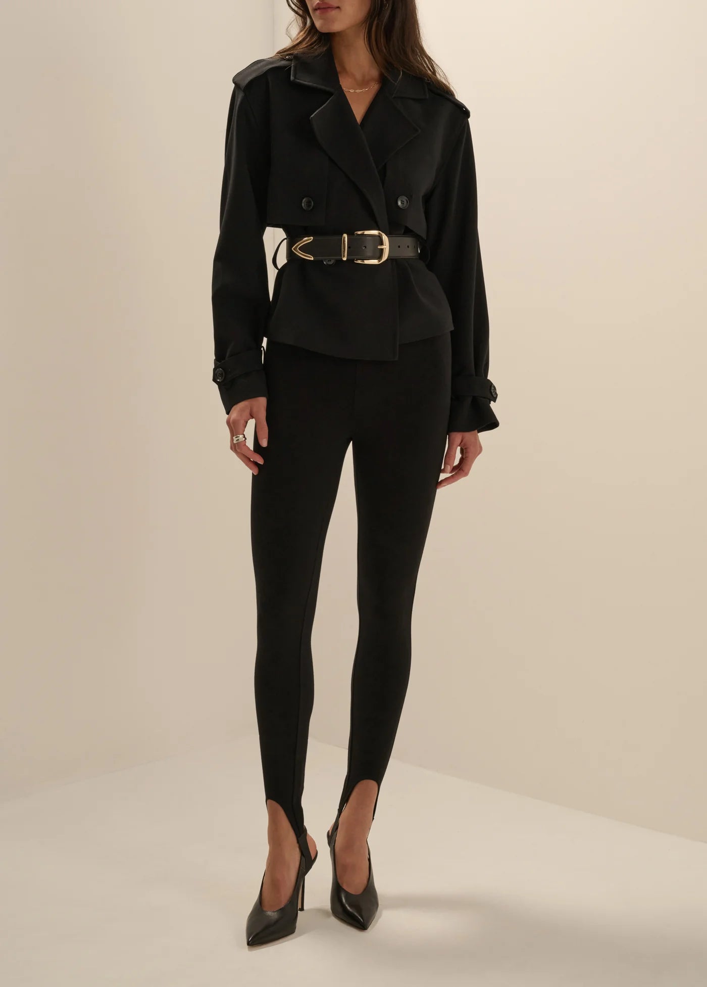 The Stirrup Pant in Black