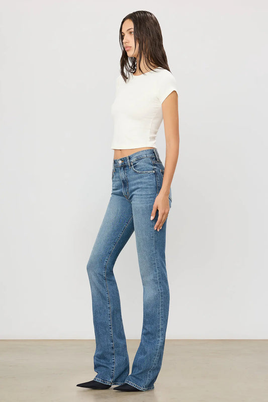 Chloe Straight Leg in Medium Indigo