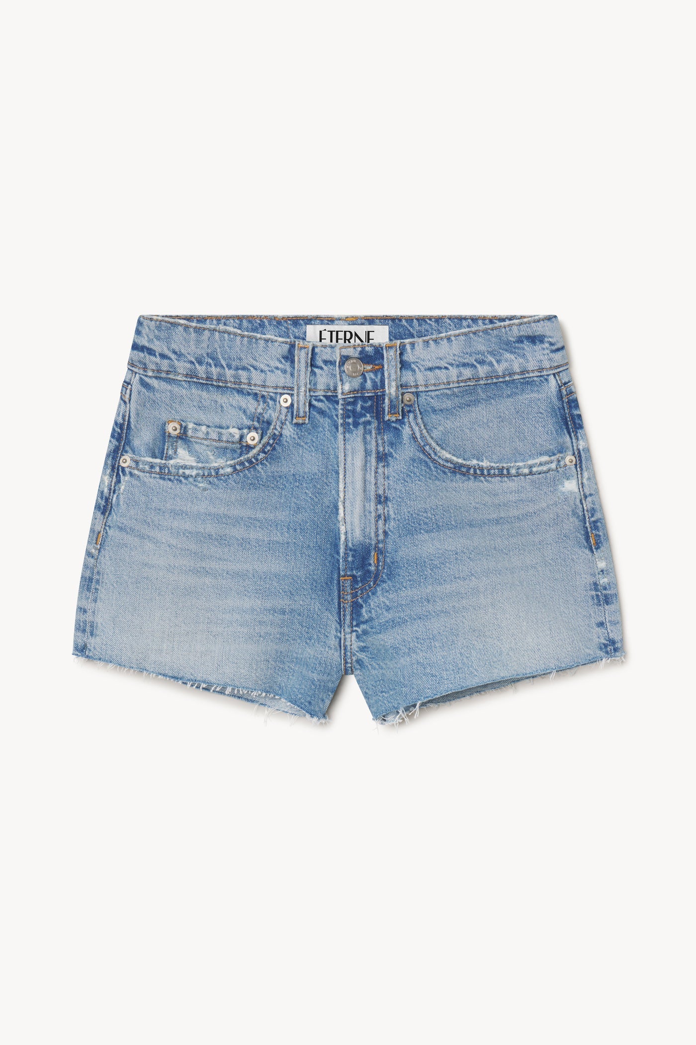Nash High Waist Short in Light Indigo