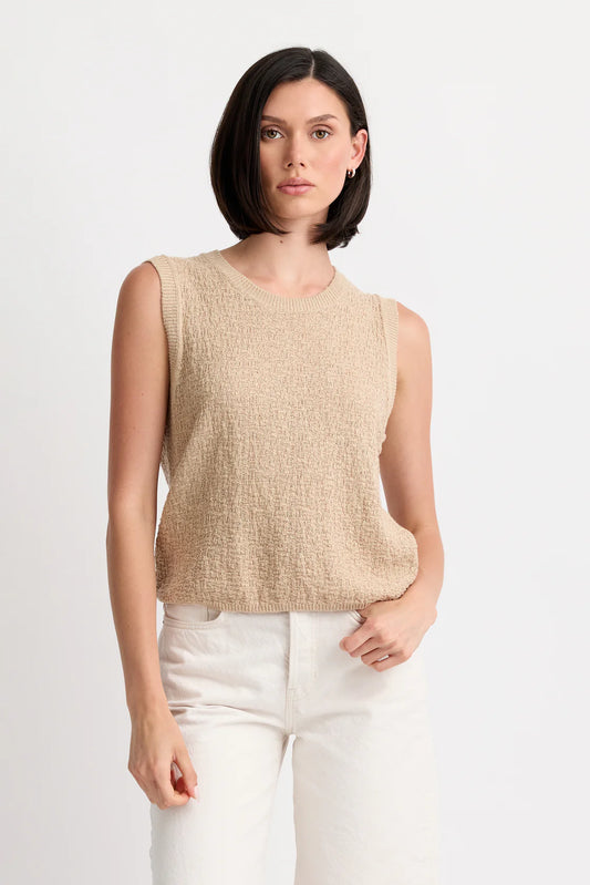Clover Top in Milk Tea