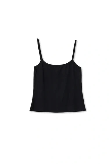 Structured Cami in True Black