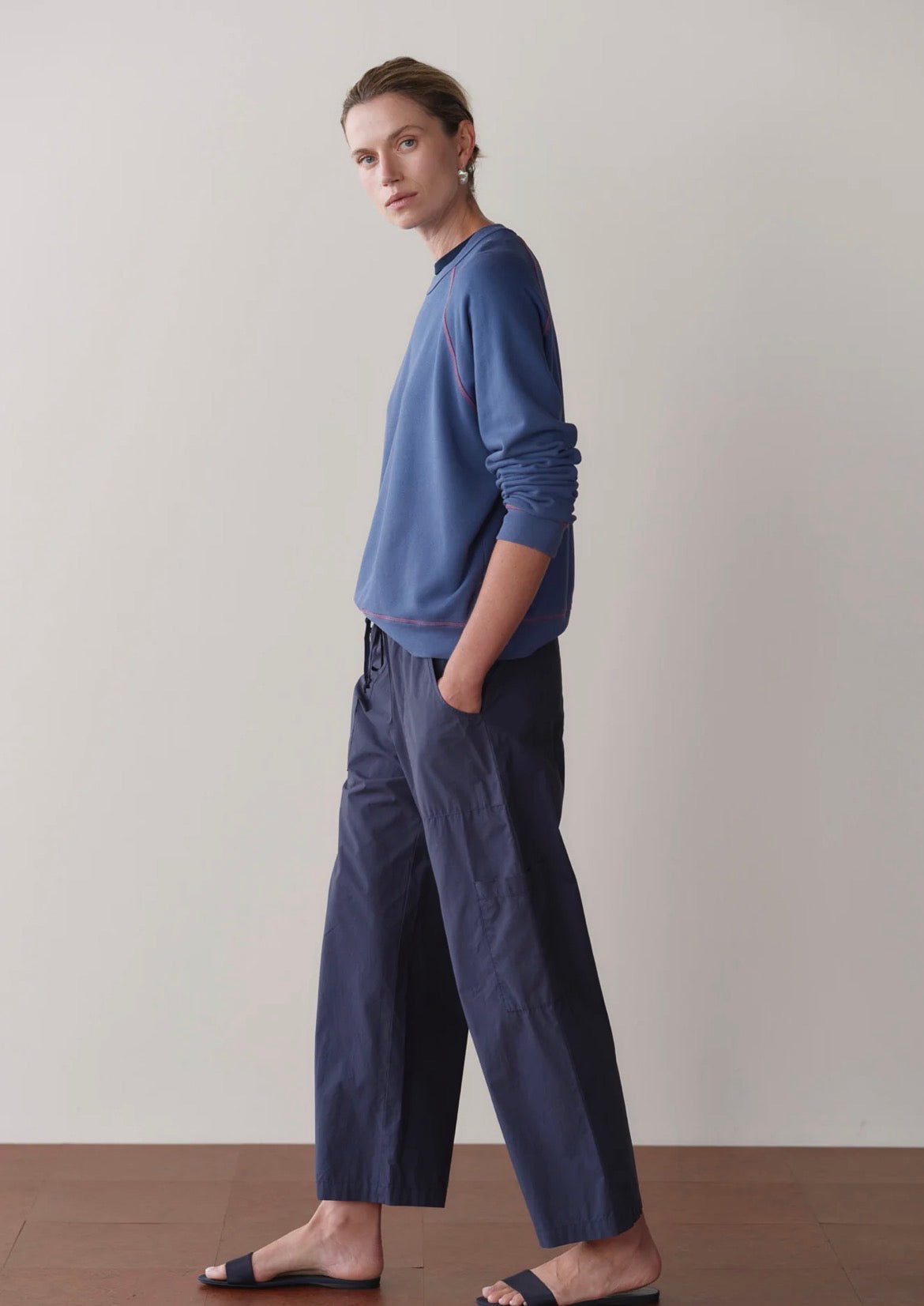 The Pop Drawstring Cargo Pant In Midnight