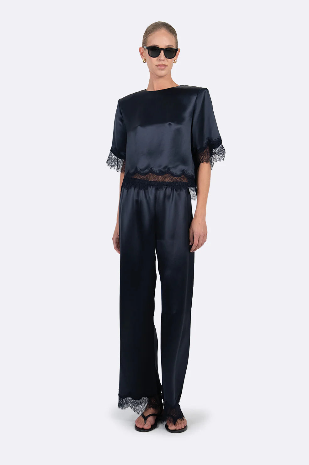 Midnight Satin Pants