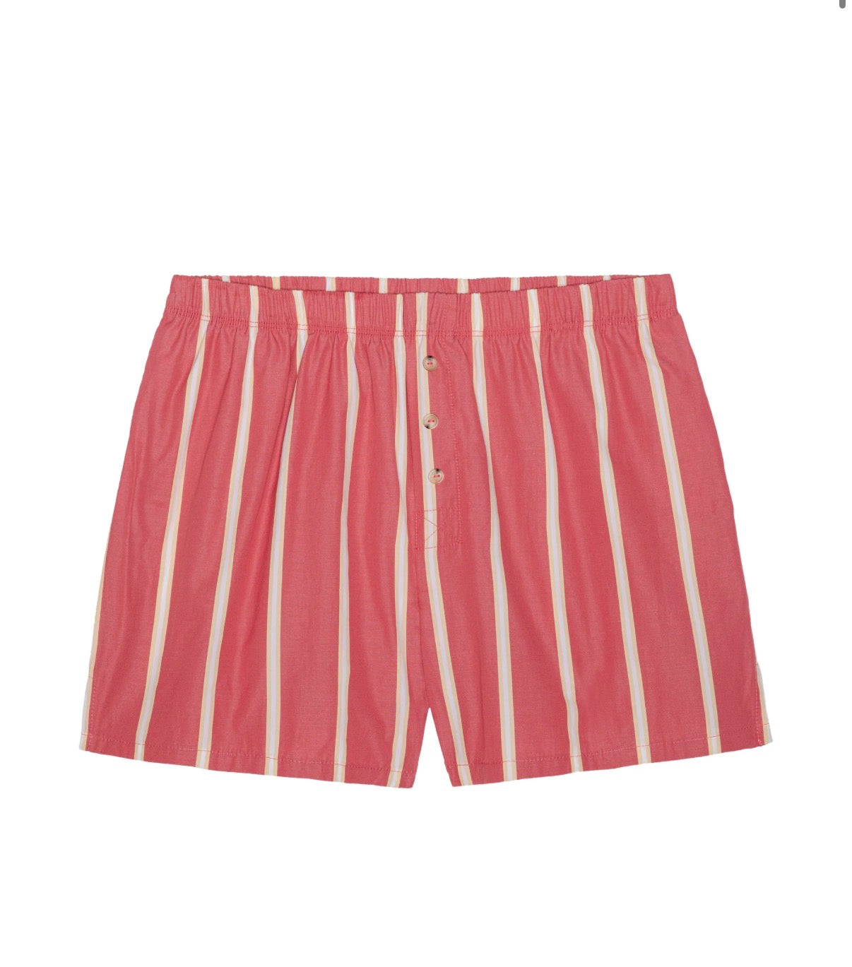 The Pop Stripe Boxer in Raspberry
