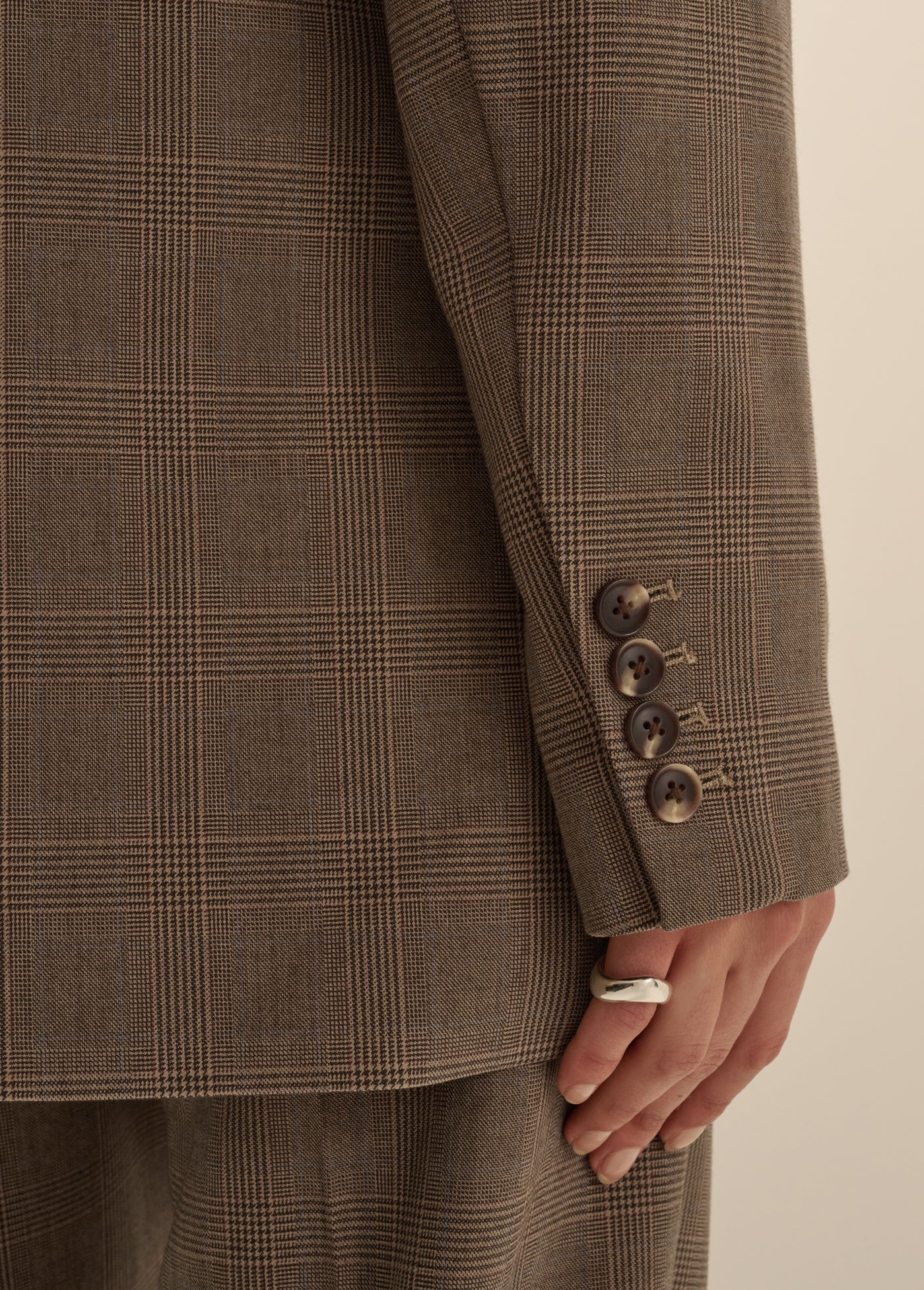 The Favorite Oversized Blazer in Java Plaid