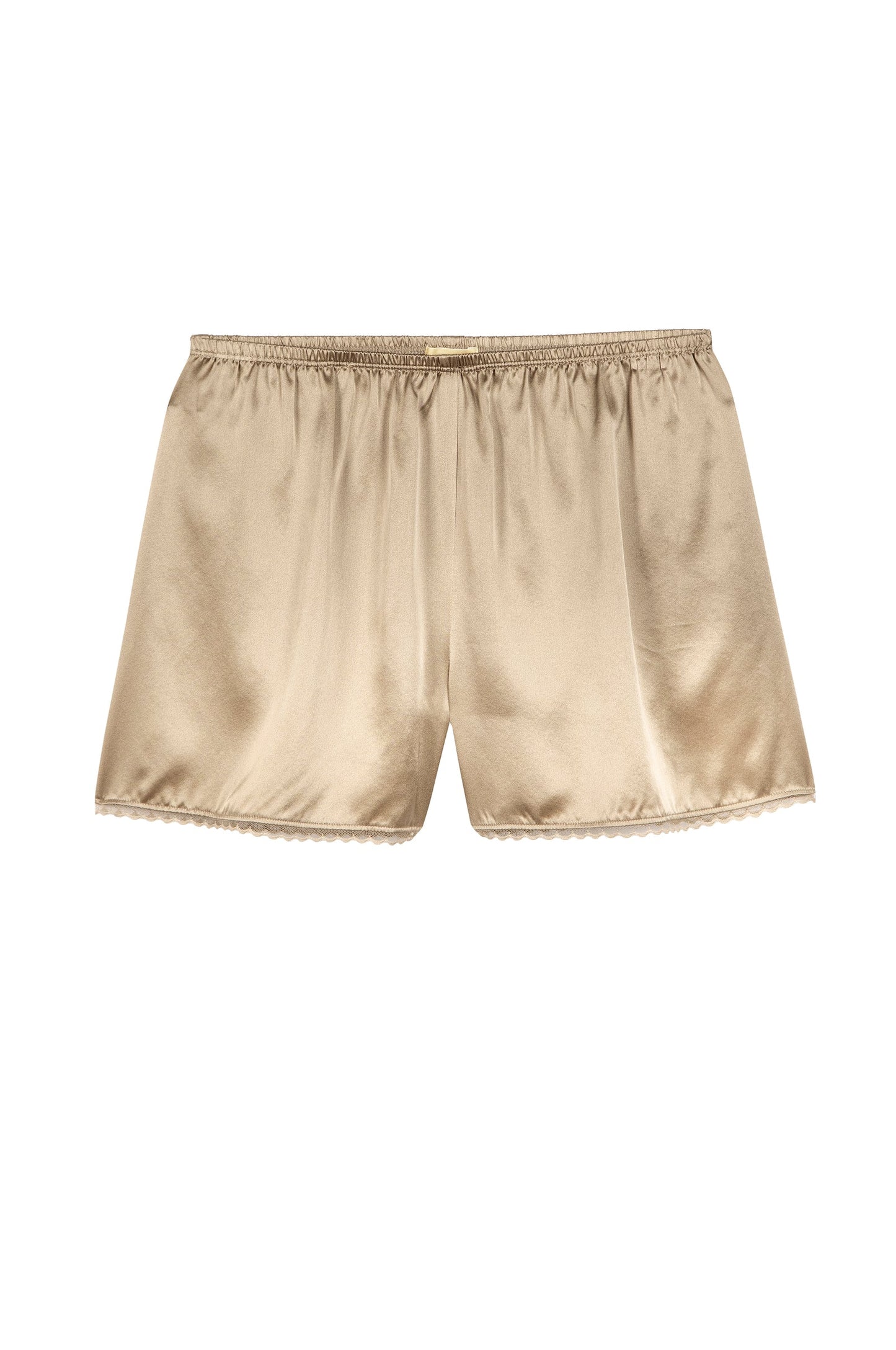 The Silk Lace Tap Short in Shitake