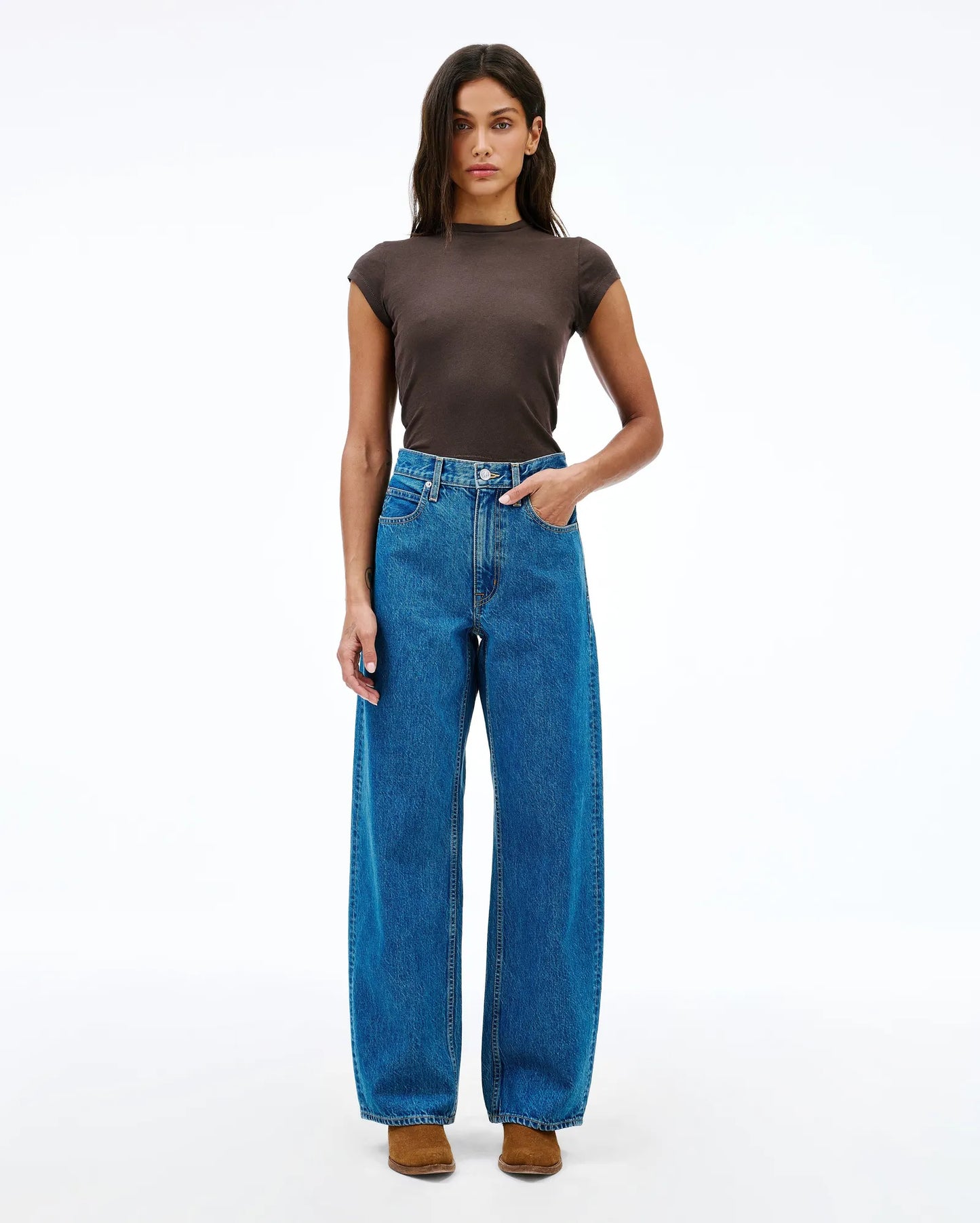 Estelle Wide Leg in Start Me Up Blue
