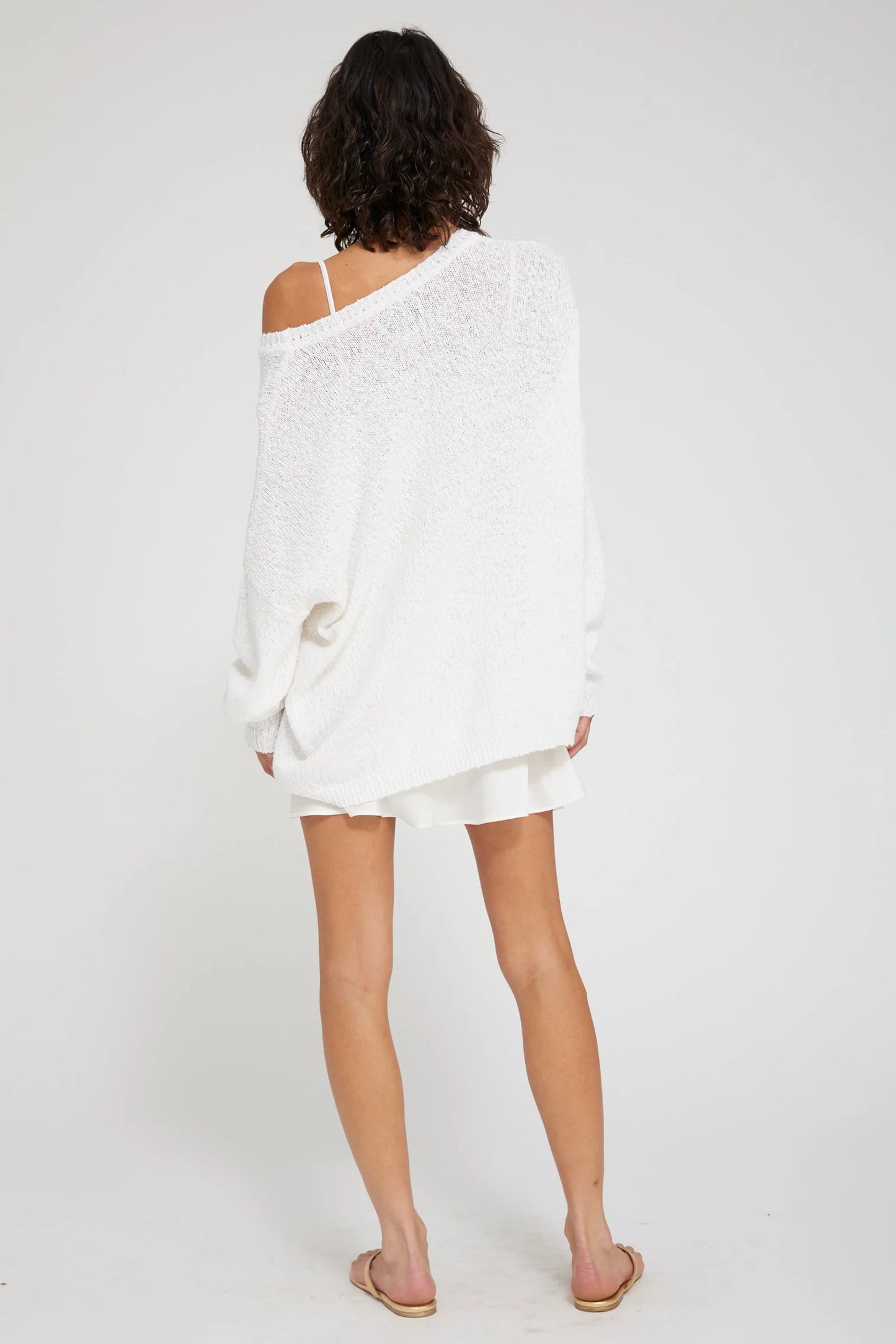 Jade Sweater in White