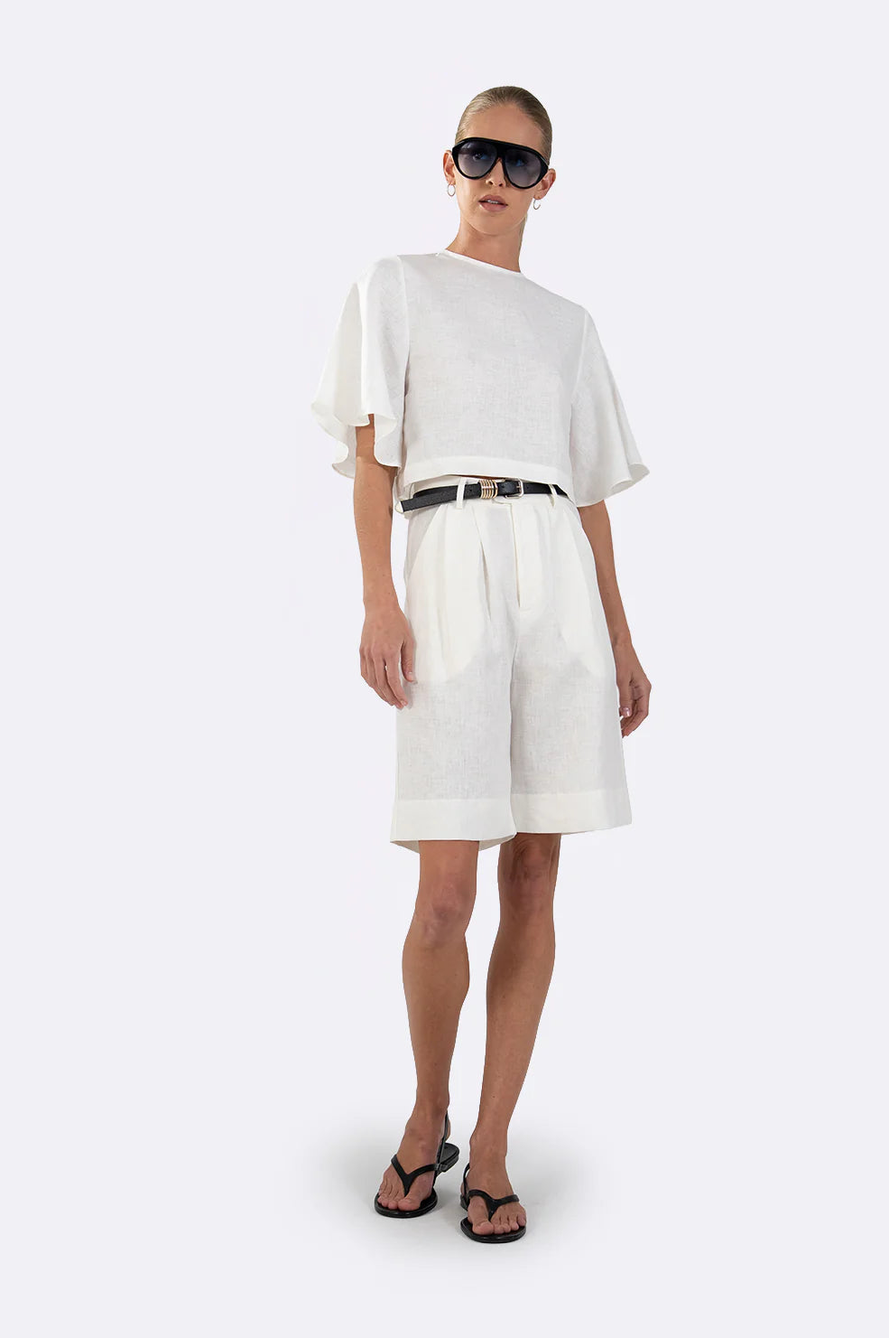 Carla Culottes in Off white