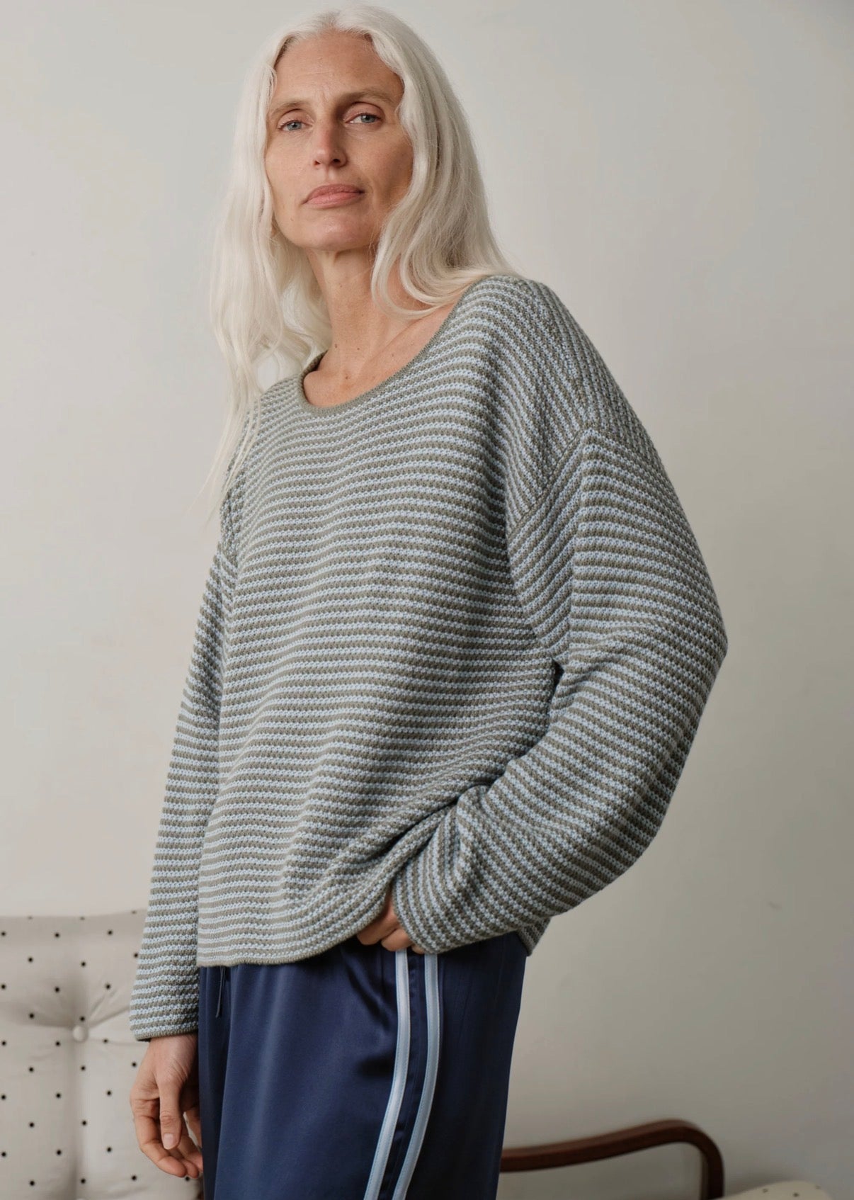 The Knit Stripe Sweater