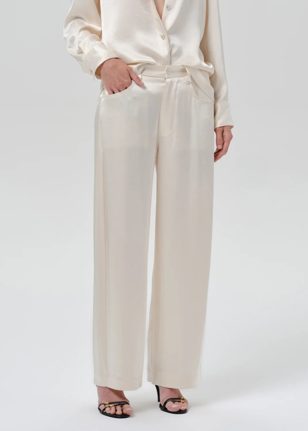Brynn Trouser in Cream