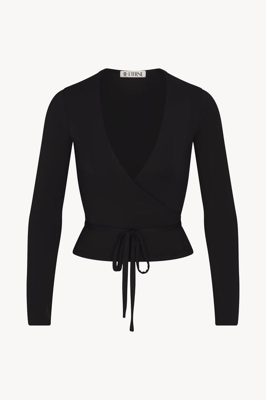 Wrap Top in Black