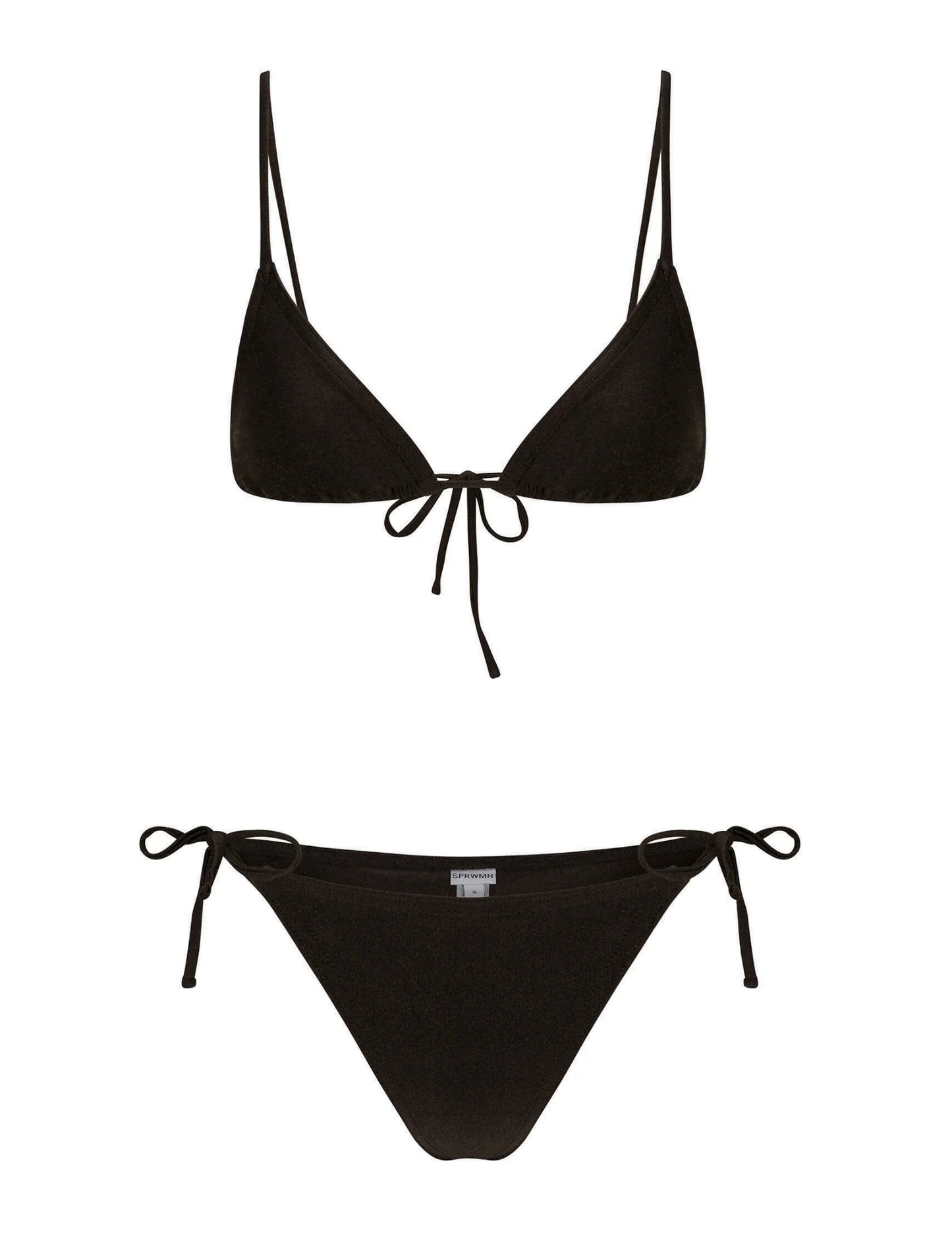Triangle Bikini Top in Black