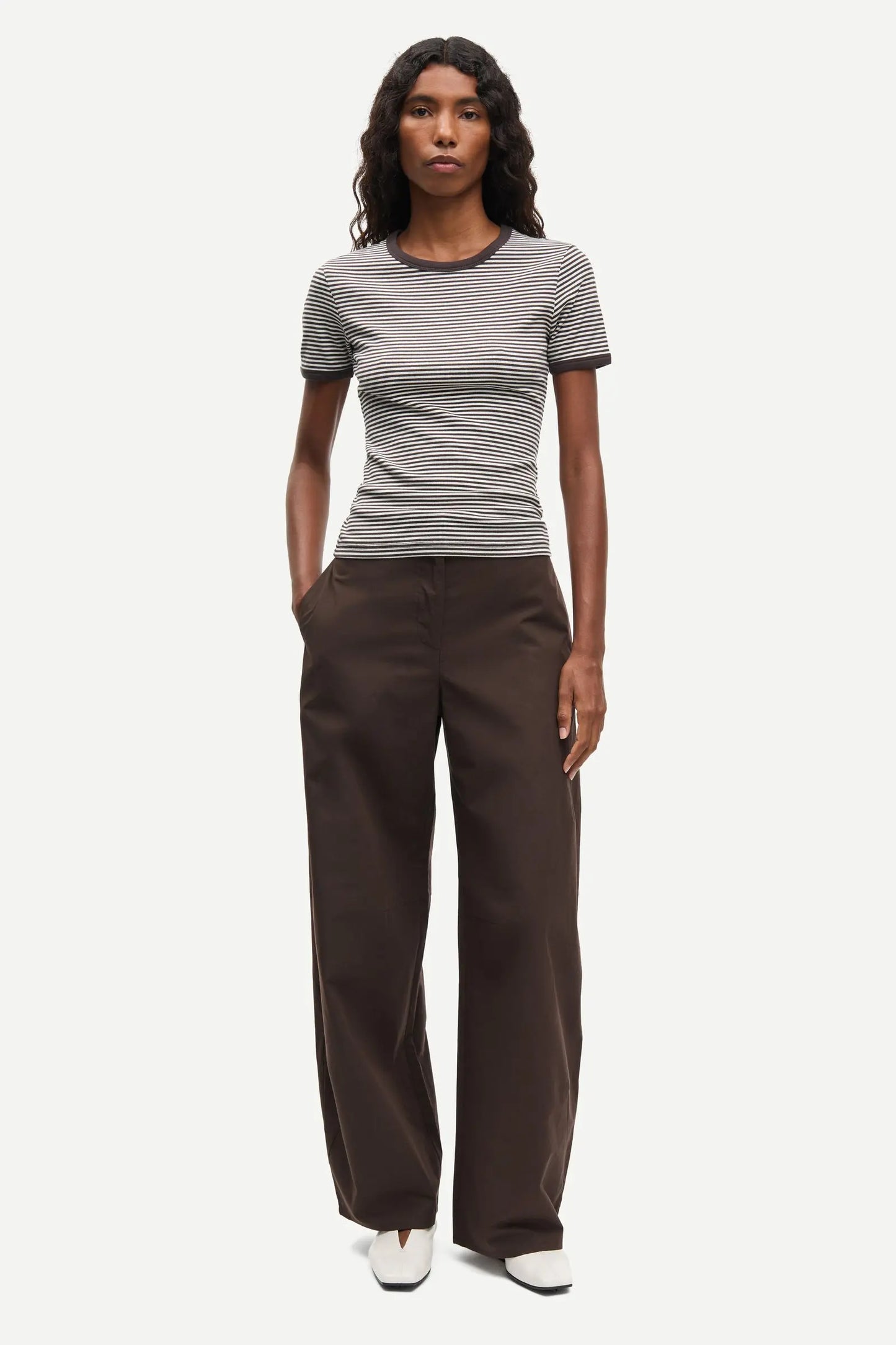 Salinas T-Shirt 7542 in Mulch Stripe
