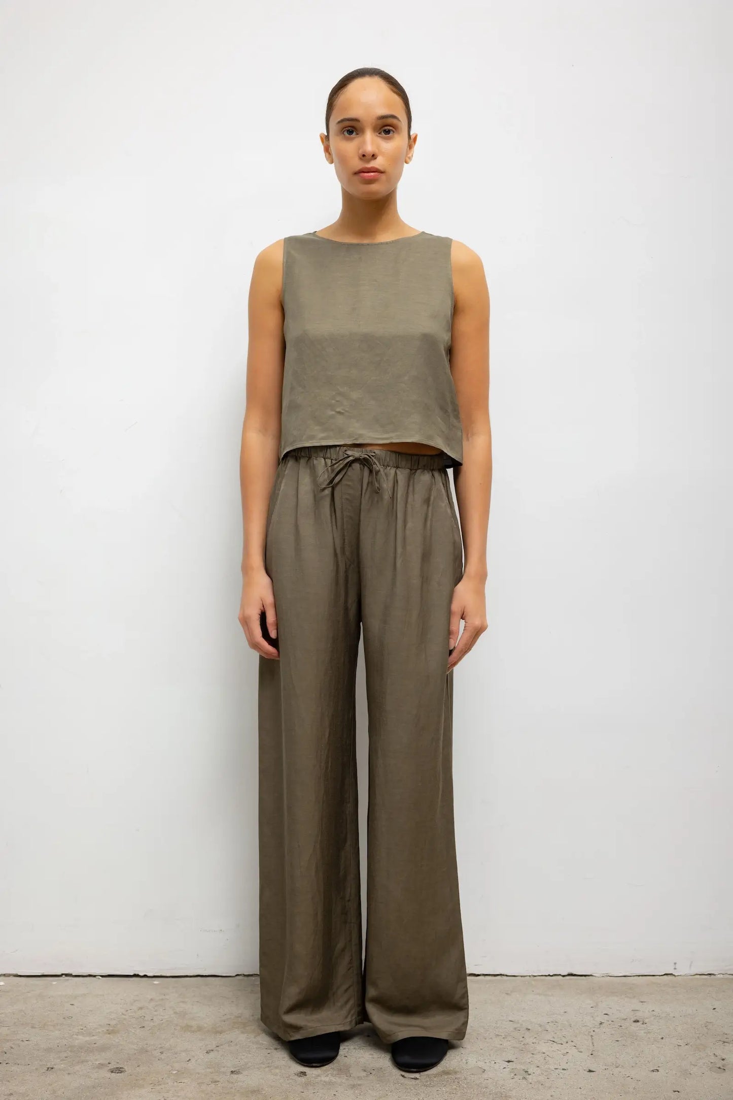 Daniel Drawstring Pant in Cypress