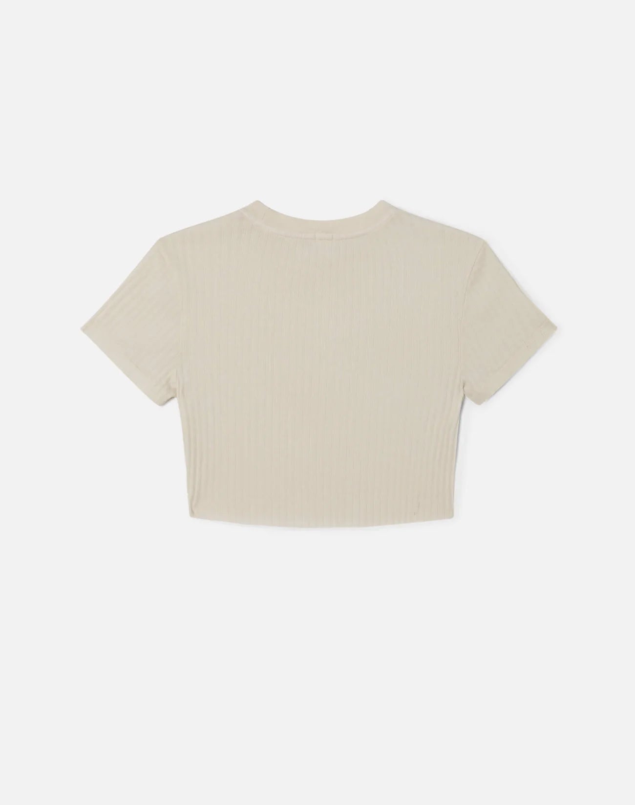 Cropped 60S Slim Tee in Vintage White