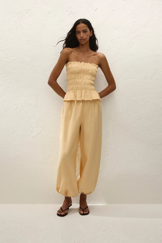 Kortez Balloon Pant in Daffodil