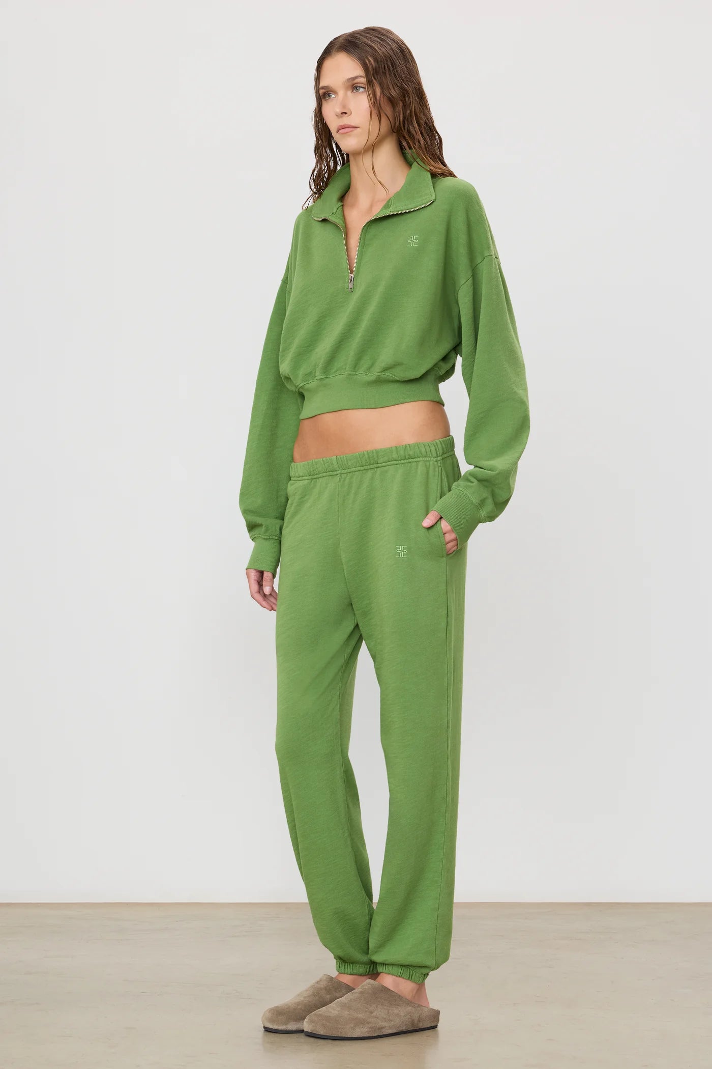 Boyfriend Pocket Sweatpant in Fern