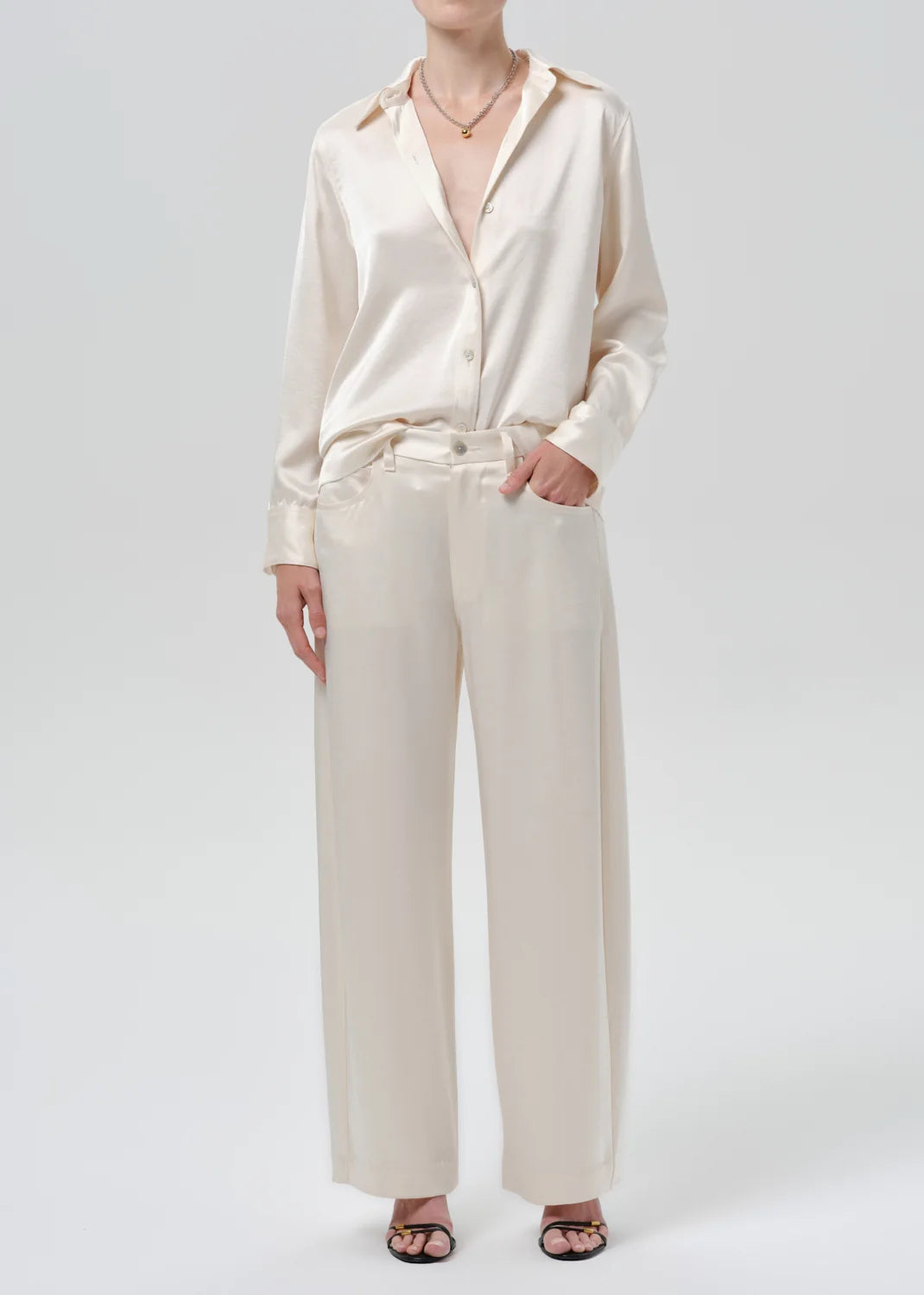 Brynn Trouser in Cream