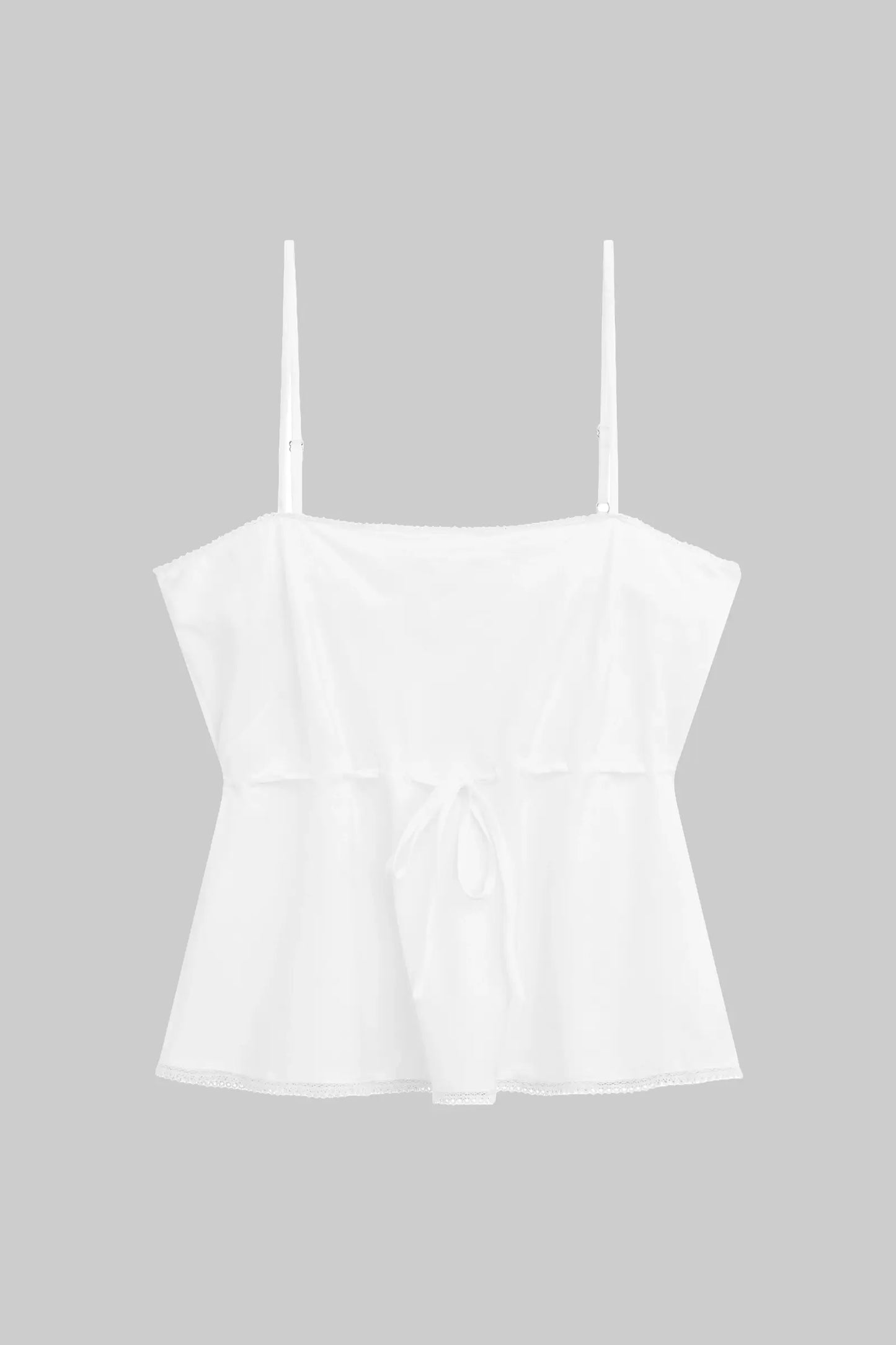 Yoko Lace Tank Top in White