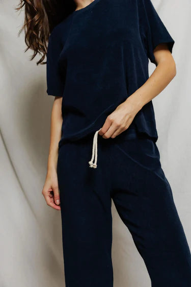 Gogo Loop Terry Jogger in Navy