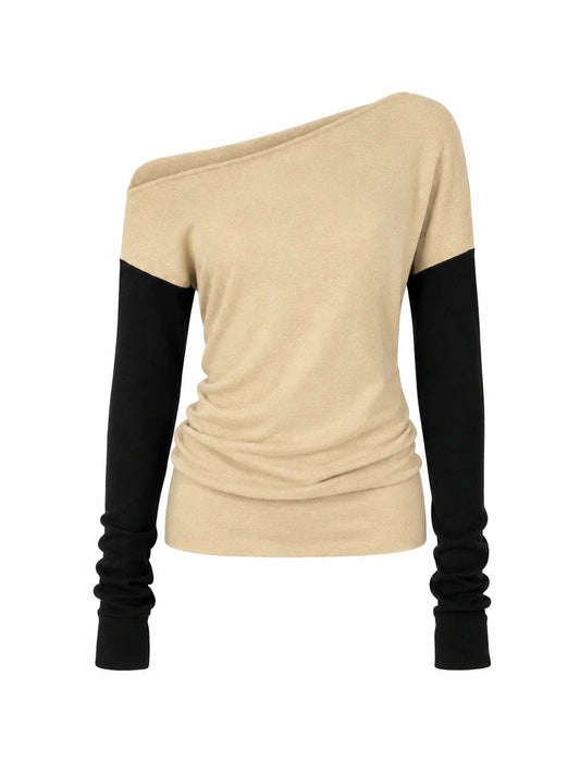 Mirae Top in Black Buttercream