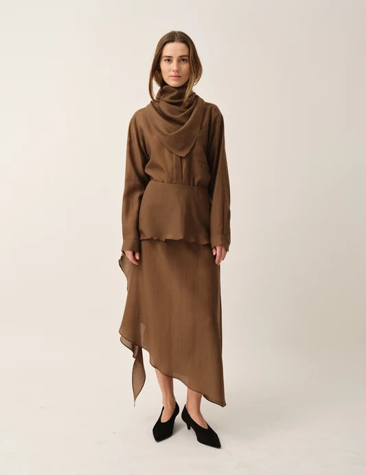 Eleanor Shirt in Brown