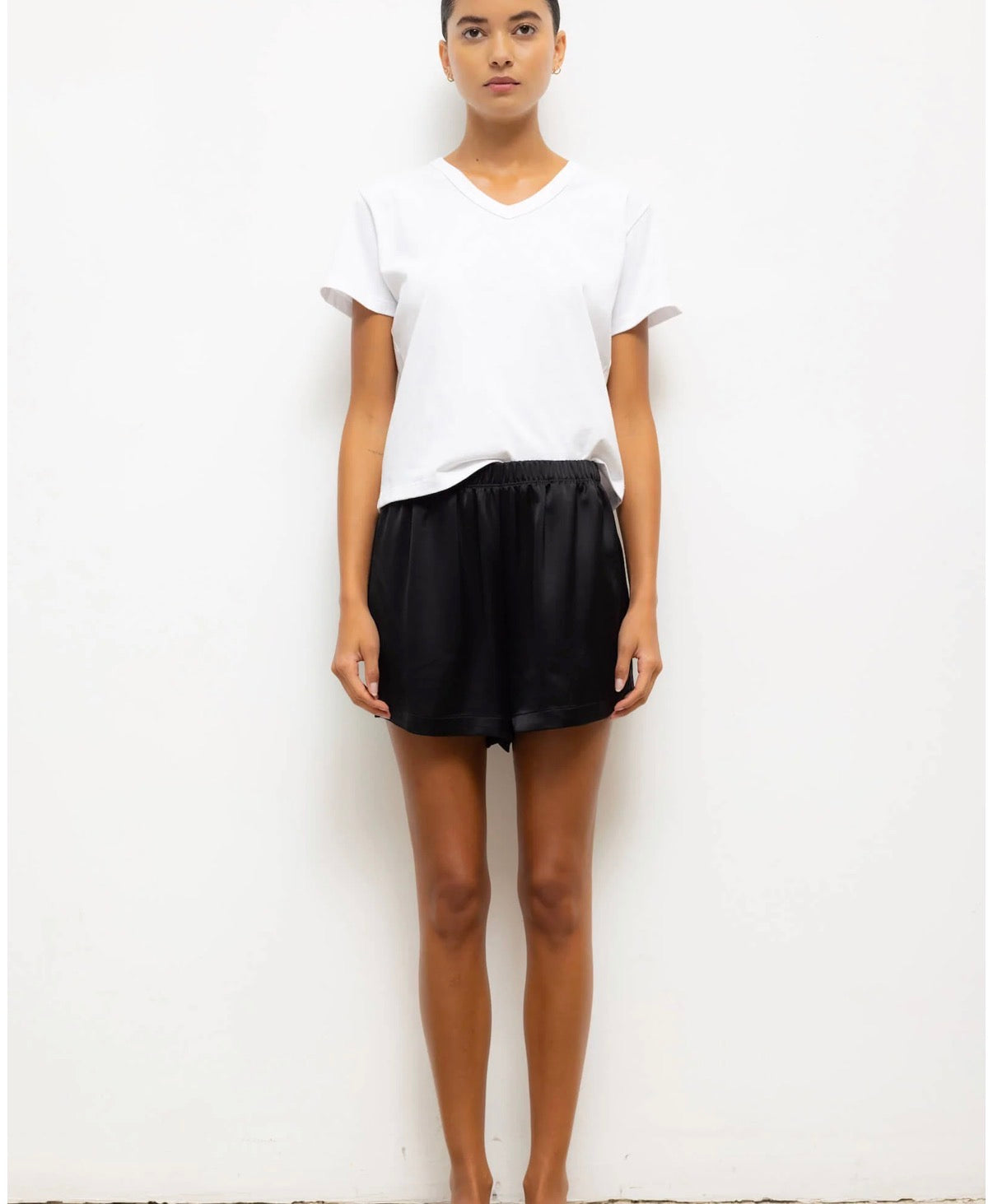 Margo V Neck in White