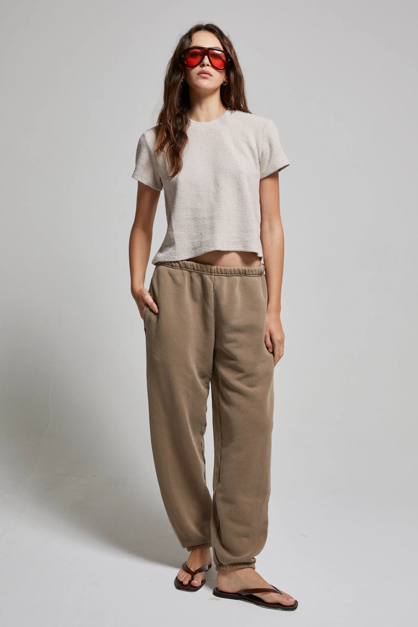 Sebi Sweatpant in Vintage Mushroom