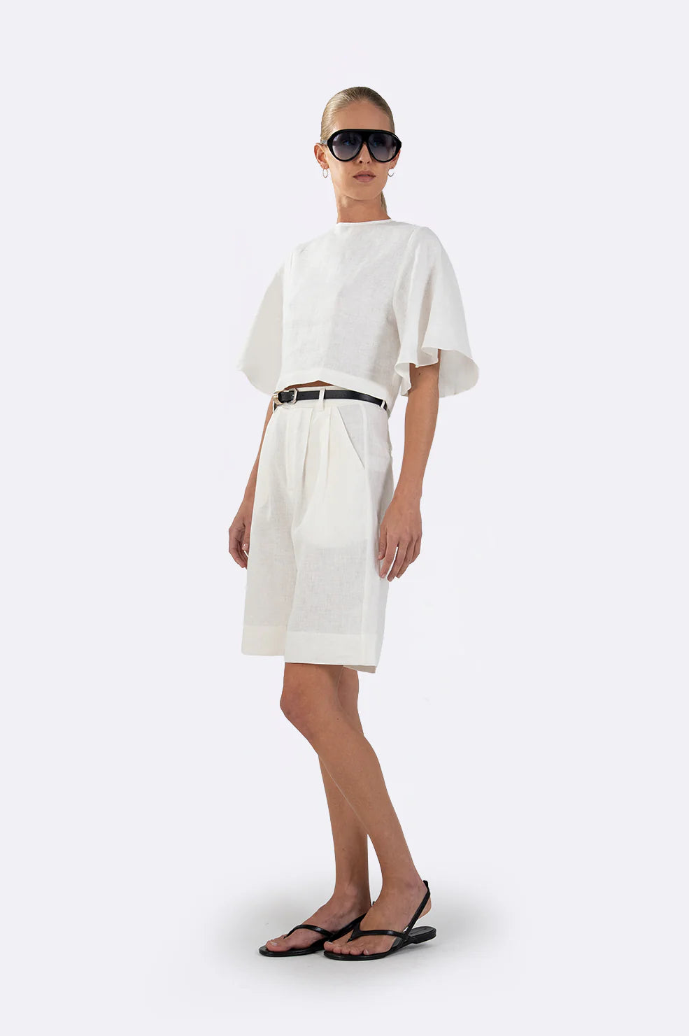 Carla Culottes in Off white