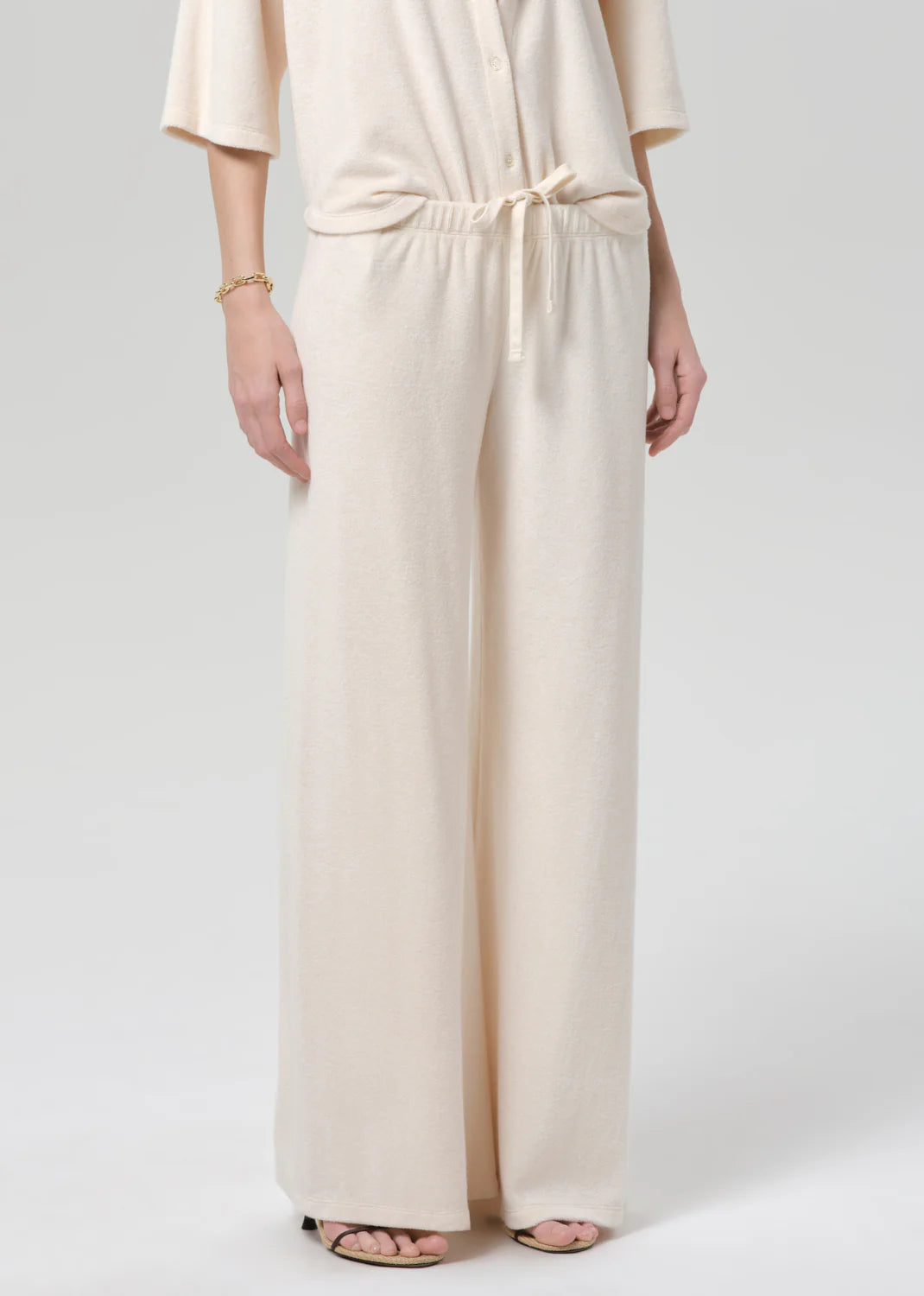 Nora Pull on Pant in Cream