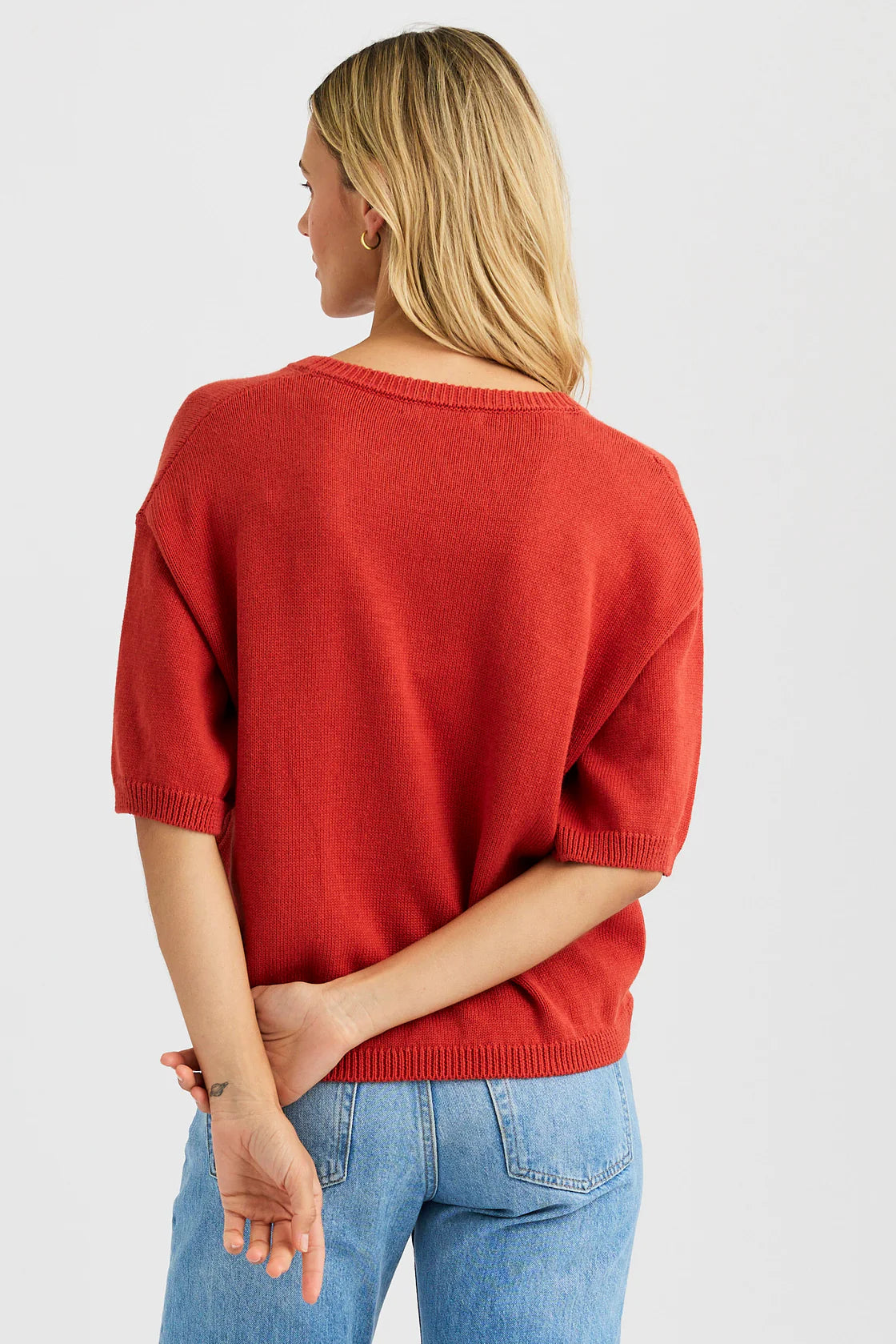 Malene Pullover in Redstone