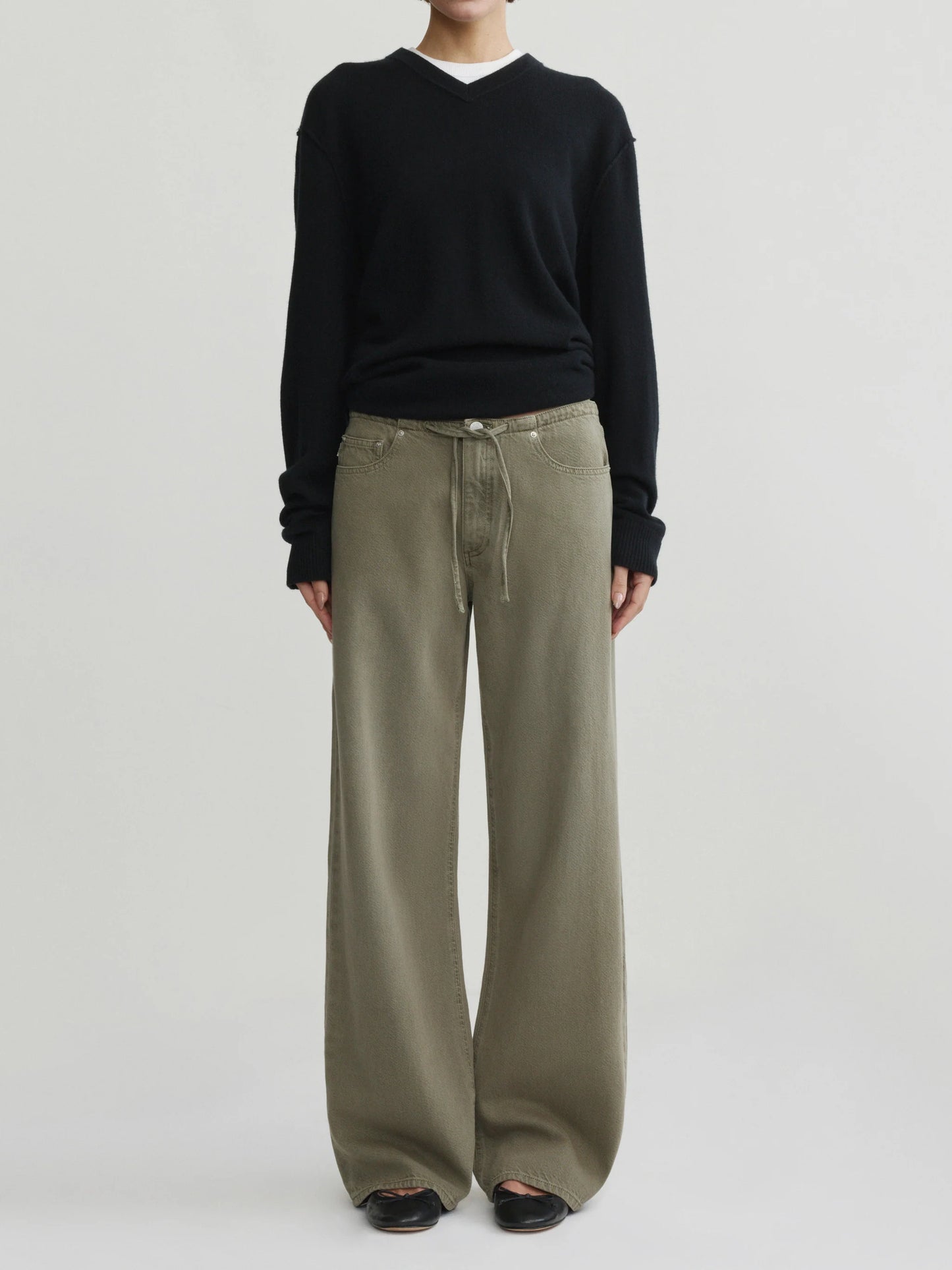 Sienna Low Slung Wide Leg Vintage Jean in Clover Aura