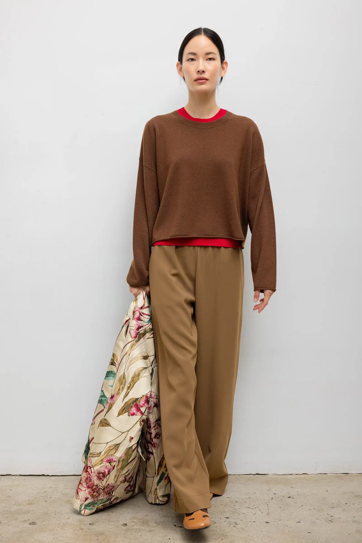 Arielle Pocket Pant in Tortoise