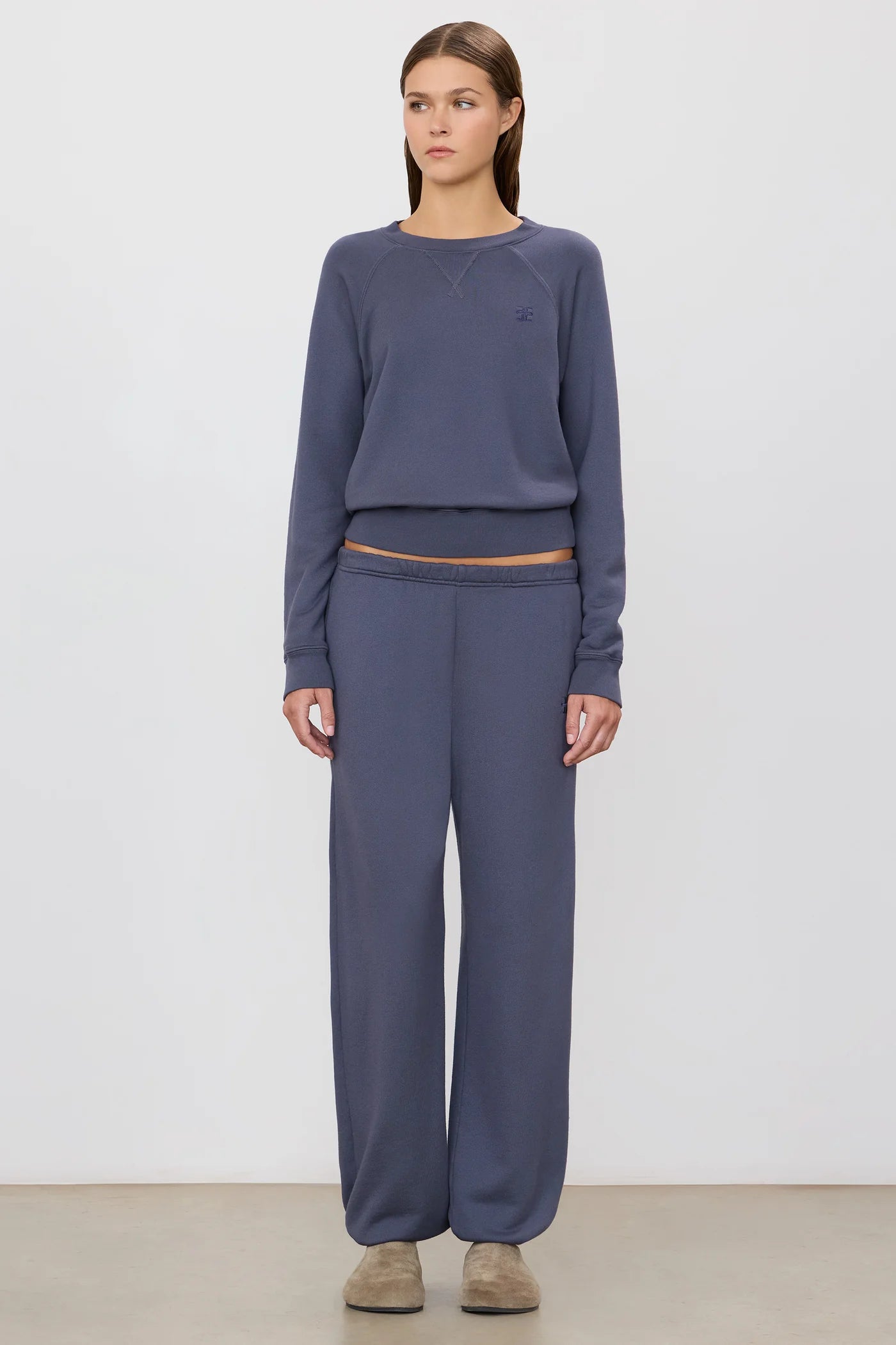 Boyfriend Pocket Sweatpant in Washed Navy