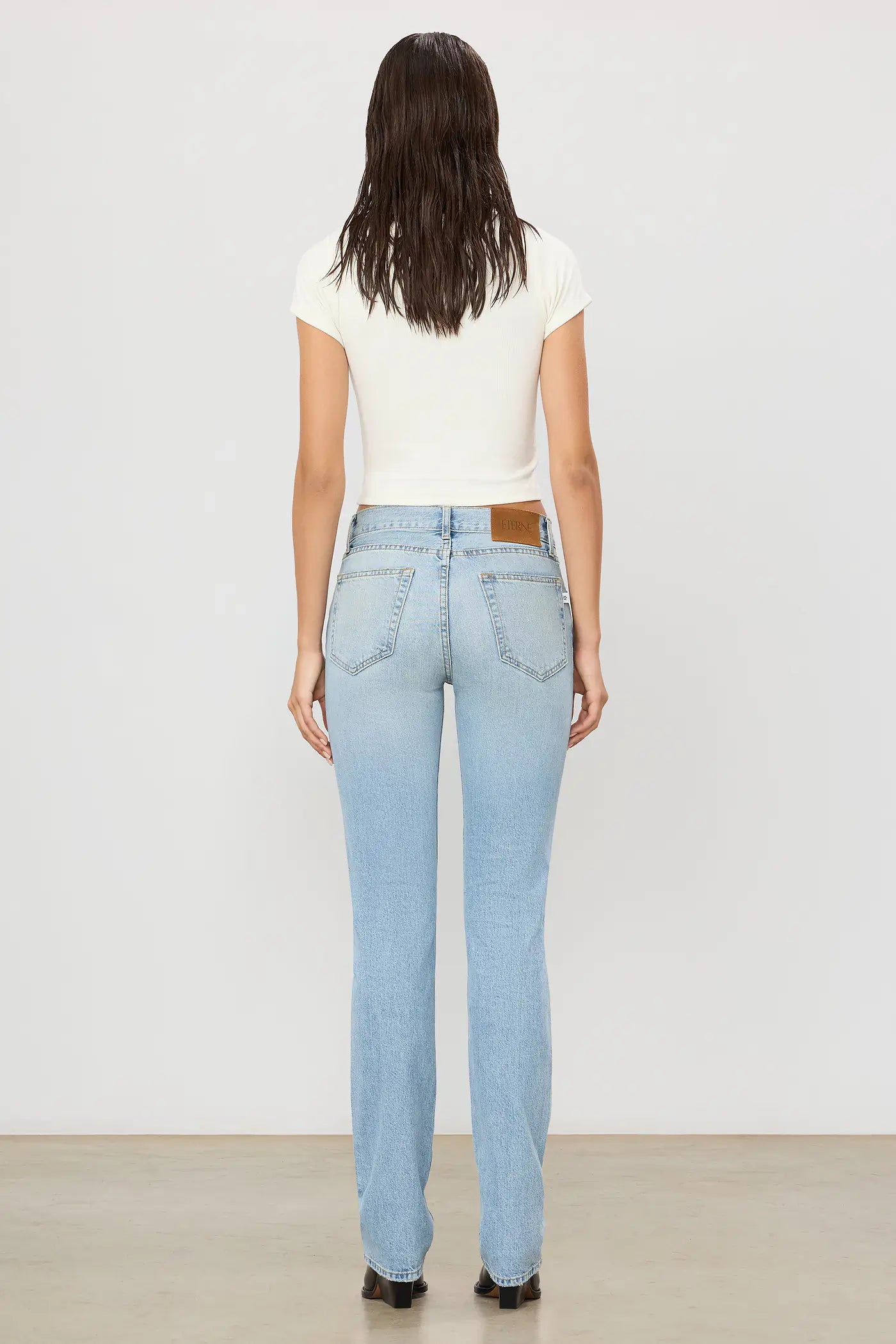 Chloe Straight Jean in Light Indigo