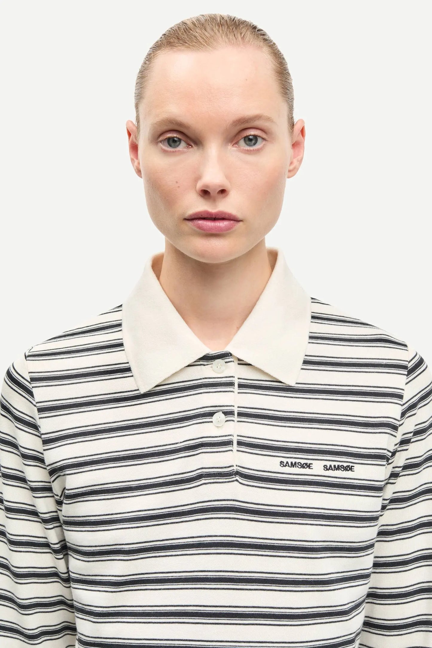 Sadonell LS Polo 15512 in Egret St