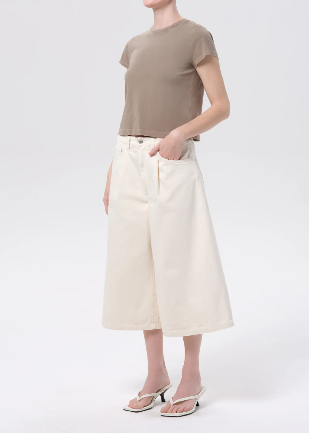 Adine Shrunken Tee in Trail