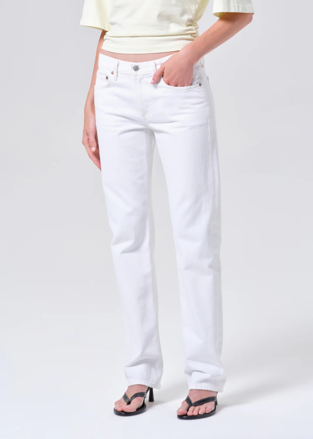 Low Rise Slim in Marshmallow