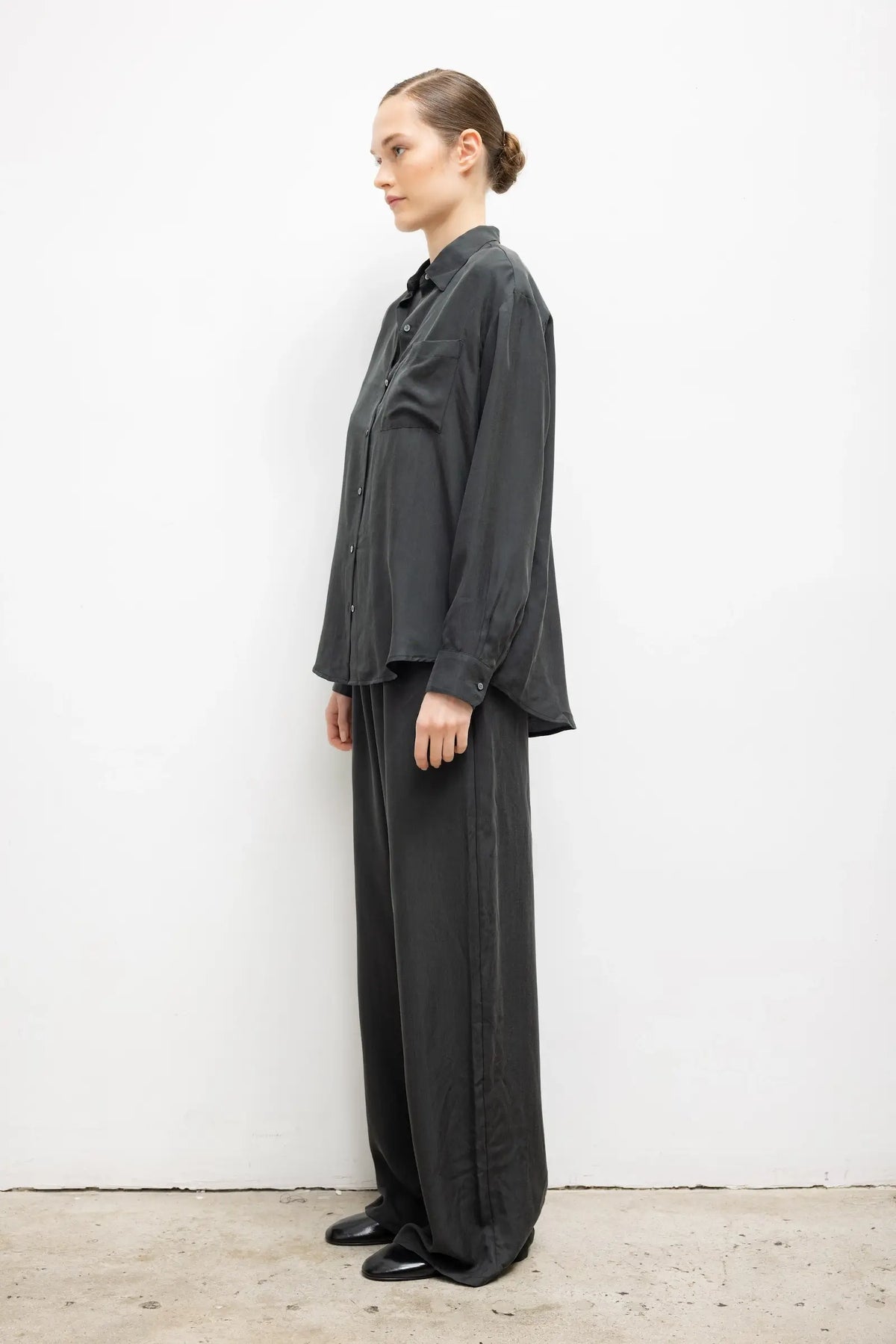 Kim Pocket Pant in Slate