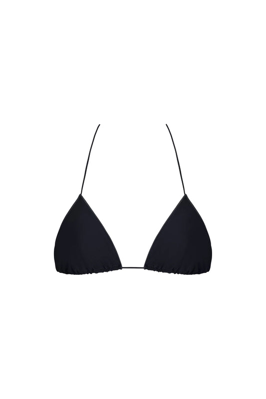 The C Praia Top in Black Terra
