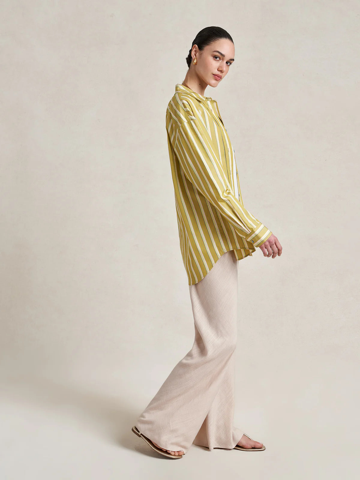 Linen Colby Pant in Sand