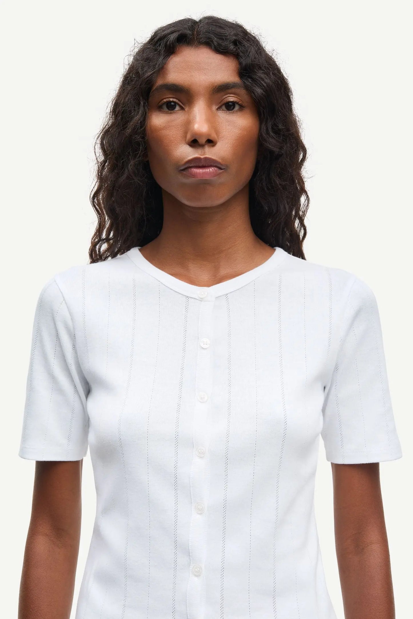 Sajuni SS Cardigan 15901 in White