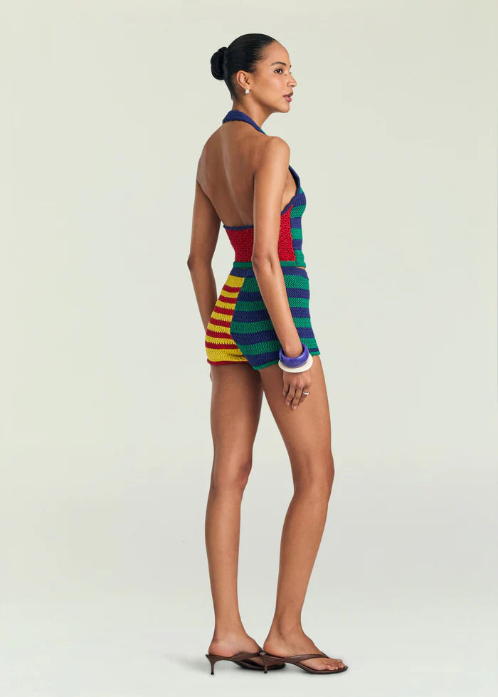 Nerina Hot Shorts in Multi Stripe
