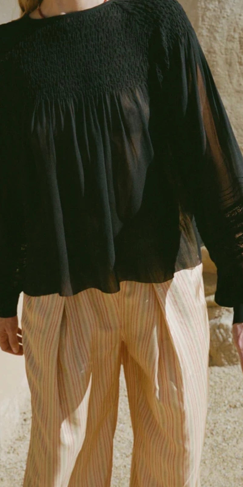 Kaila Pant in Basque Stripe